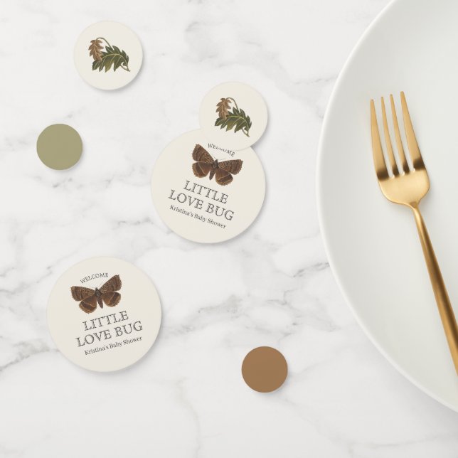 Liebe Bug Woodland Babydusche Konfetti (Gruppe)
