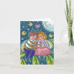 LIEBE-BUGS, FIREFLIES & VOLLMOND, NIEDLICHER SPASS KARTE
