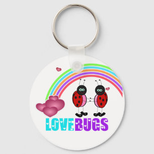 Liebe bugs Valentinstag Schlüsselanhänger