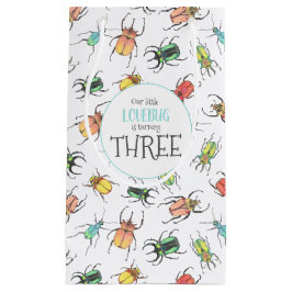 Liebe Bugs Wasserfarbenkäfer mit Herz-Medium-Gi Kleine Geschenktüte
