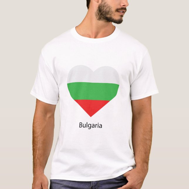 Liebe Bulgarien T-Shirt (Vorderseite)