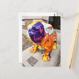 Liebe Bulldogge Postkarte