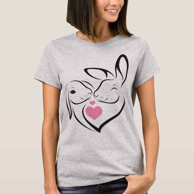 Liebe Bunnies Kanbit T - Shirt (Vorderseite)