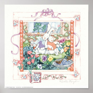 Liebe Bunnies Poster
