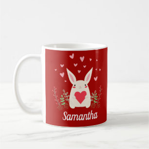 Liebe Bunny Custom Valentine's Day Kaffeetasse