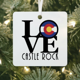 LIEBE Burg Rock Ornament Aus Metall