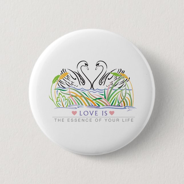 Liebe Button (Vorderseite)