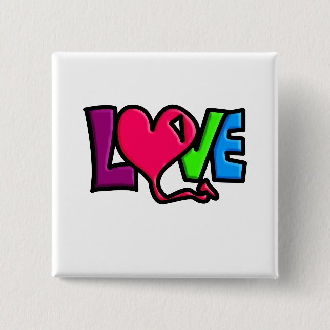 Liebe Button (Vorderseite)