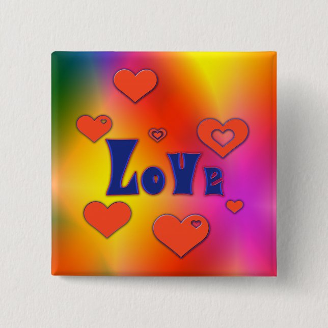 Liebe Button (Vorderseite)
