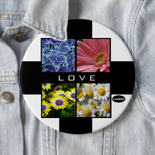 LIEBE Button mit Platz für 4 Fotos HAMbyWG