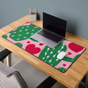Liebe Cactus Pattern Schreibtischunterlage