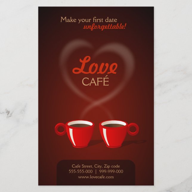 Liebe Cafe Flyer (Vorne)