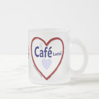 Liebe Café Latté - Mattierte Tasse