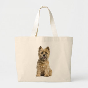 Liebe Cairn Terrier Welpe Hund Canvas-Tasche Jumbo Stoffbeutel