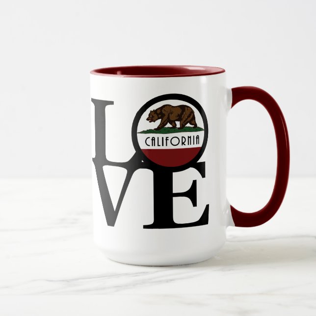 LIEBE California 15oz Tasse (Rechts)