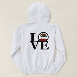 LIEBE California (Rückseite) Hoodie