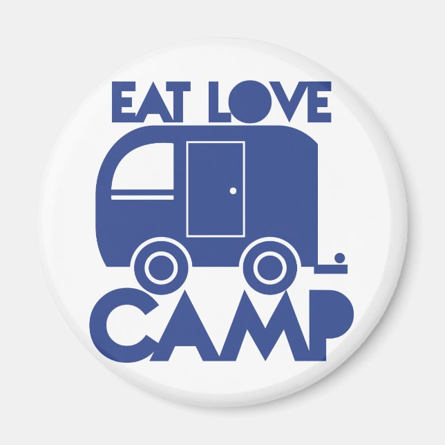 Liebe CAMP essen Magnet (Vorne)