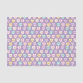 Liebe Candy Hearys - Lila Gewebepapier Seidenpapier