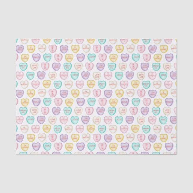 Liebe Candy Hearys - Weißbuch Seidenpapier (Vorderseite)