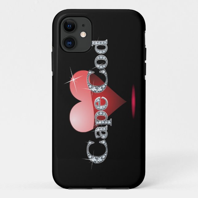 Liebe Cape Cod "Diamond Bling" Case-Mate iPhone Hülle (Rückseite)