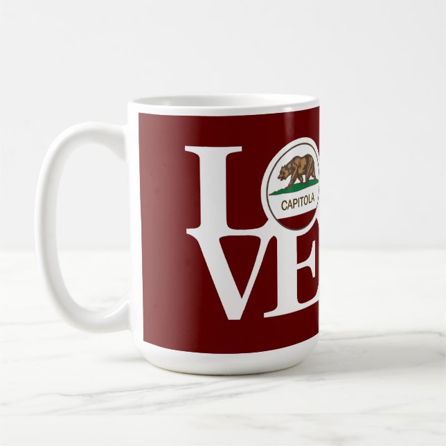 LIEBE Capitola 15oz Tasse Rot (Links)