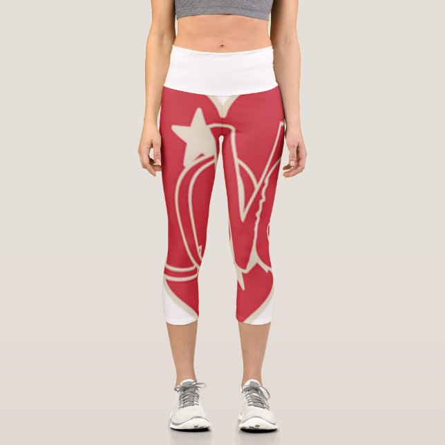 Liebe Capri Leggings (Vorderseite)