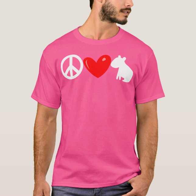 Liebe Capybara T-Shirt (Vorderseite)