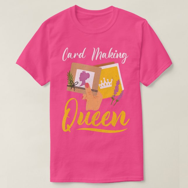 Liebe Card Niedlich machen Handmade Card Hobby Cra T-Shirt (Design vorne)