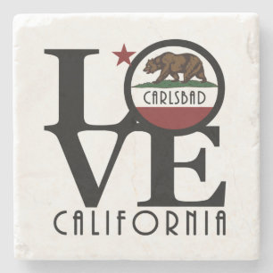 LIEBE Carlsbad Kalifornien Steinuntersetzer