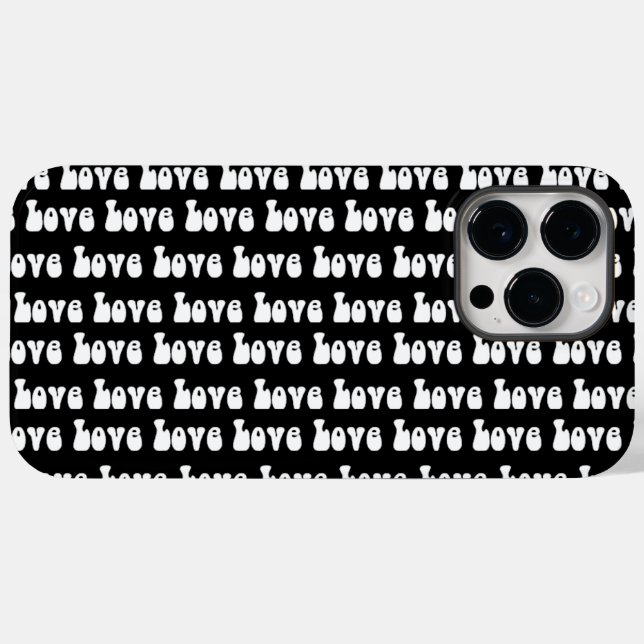LIEBE Case-Mate iPhone HÜLLE (Rückseite (Horizontal))