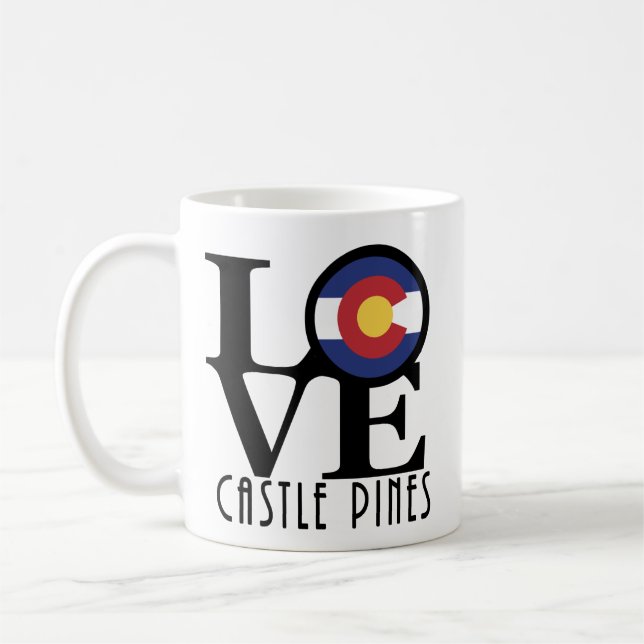 LIEBE Castle Pines 11oz Kaffeetasse (Links)