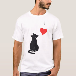 Liebe Cat - Niedliches und ästhetisches Felindesig T-Shirt