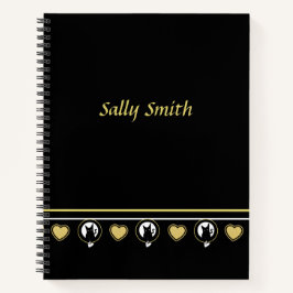 Liebe Cat Notebook von Poet Adiela Akoo - anpassen Notizbuch