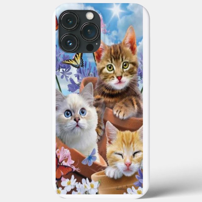 Liebe Cat Phone Case-Mate iPhone Hülle (Rückseite)
