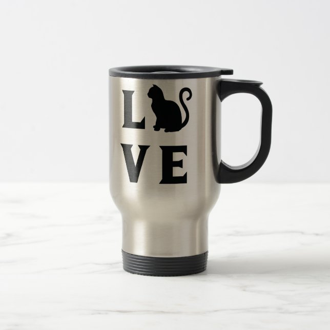 Liebe Cat Reisebecher (Rechts)