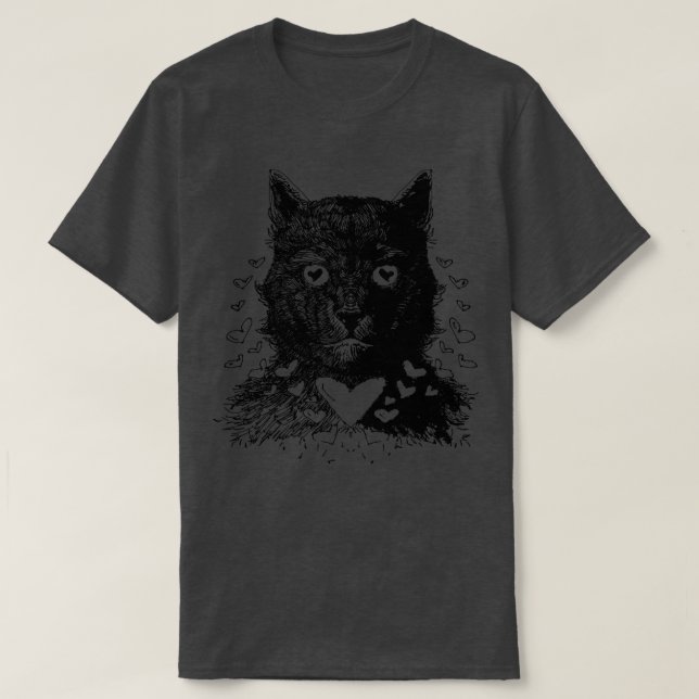 Liebe Cat T-Shirt (Design vorne)