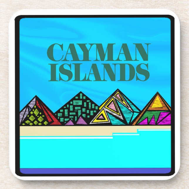 Liebe Caymans Getränkeuntersetzer (Vorderseite)