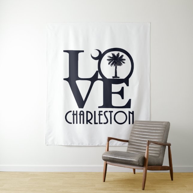 LIEBE Charleston Wandteppich (Beispiel)