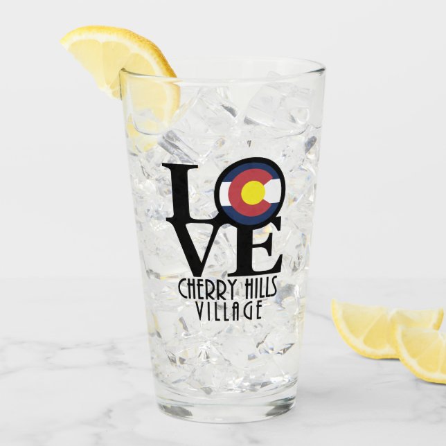 LIEBE Cherry Hills Village Glas (Vorderseite Ice)