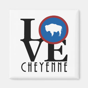 LIEBE Cheyenne Wyoming Magnet
