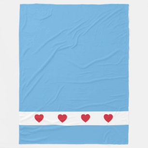 Liebe Chicago Fleece Blanket