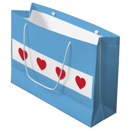 Liebe Chicago | Geschenktasche | Groß Große Geschenktüte