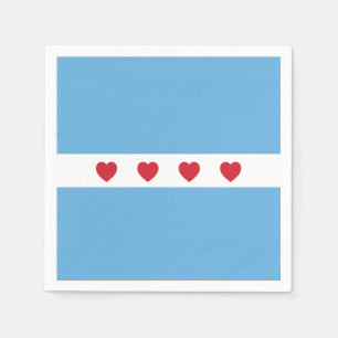 Liebe Chicago Napkins Papier Serviette