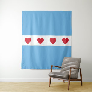Liebe Chicago Tapestry Wall Decke Zoom Wall Wandteppich