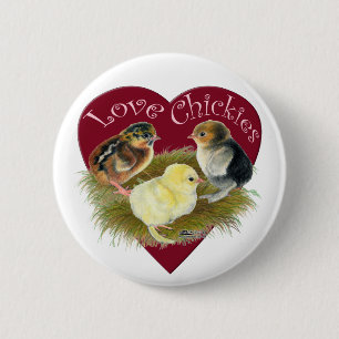 Liebe Chickies Button