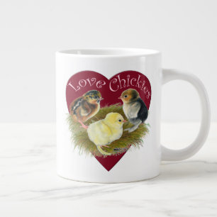 Liebe Chickies Jumbo-Tasse