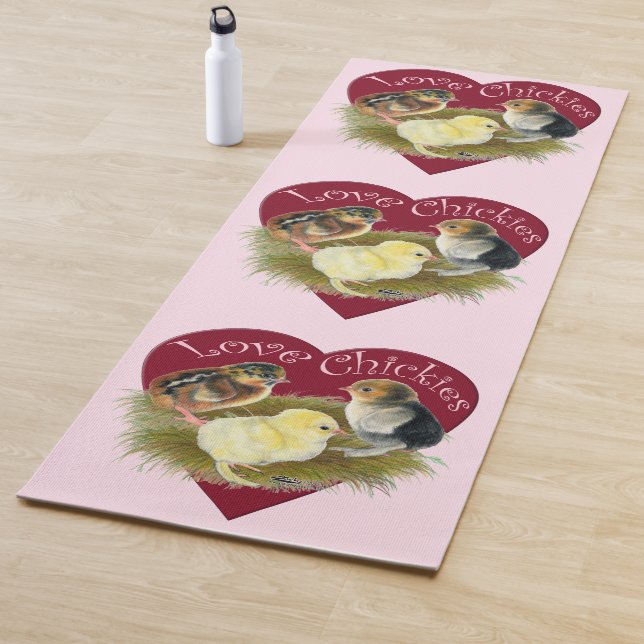 Liebe Chickies Yogamatte (Beispiel)