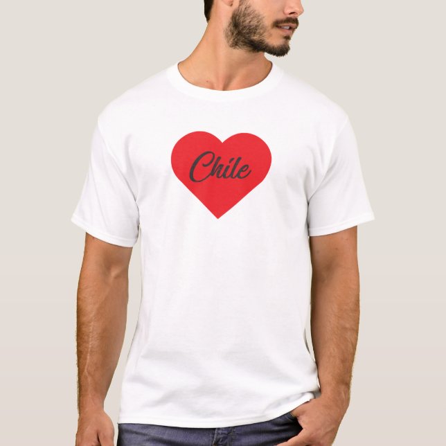 Liebe Chile T-Shirt (Vorderseite)