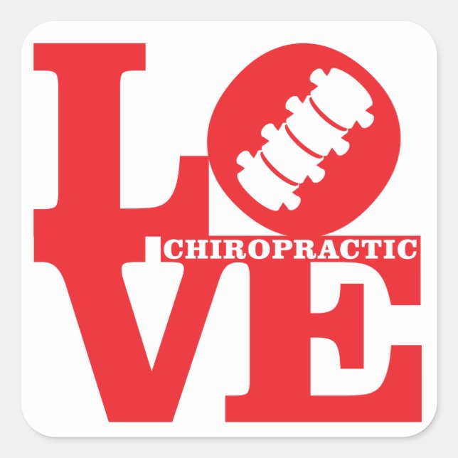 LIEBE Chiropractic Stickers (Vorderseite)