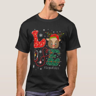 Liebe Chirurgischer Techniker für Leben Weihnachte T-Shirt